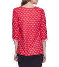 Cotton Printed Kurti Clothes For Women Tops,W-CPK34-1802,Size-34 Inch,PINK