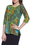 Cotton Printed Kurti Womens Fashion Accessory Tops ,W-CPK44-1810,Size-44 Inch,GREEN