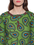 Cotton Printed Kurti Women Apparels Tops ,W-CPK32-1819,Size-32 Inch,GREEN