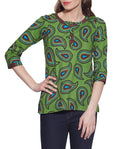 Cotton Printed Kurti Womens Accessories Tops ,W-CPK38-1819,Size-38 Inch,GREEN