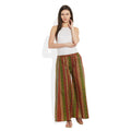 Cotton Printed Palazzo Pants For Women Indian,Large,W-CPLZL-2701