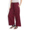 Cotton Printed Palazzo Pants For Women Indian,Large,W-CPLZL-2702