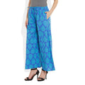 Cotton Printed Palazzo Pants For Women Indian,Large,W-CPLZL-2705