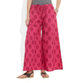 Cotton Printed Palazzo Pants For Women Indian,Large,W-CPLZL-2711