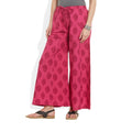 Cotton Printed Palazzo Pants For Women Indian,Large,W-CPLZL-2711