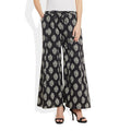 Cotton Printed Palazzo Pants For Women Indian,Large,W-CPLZL-2716