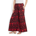 Cotton Printed Palazzo Pants For Women Indian,Large,W-CPLZL-2717