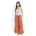 Cotton Printed Palazzo Pants For Women Indian,Large,W-CPLZL-2718