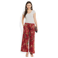 Cotton Printed Palazzo Pants For Women Indian,Large,W-CPLZL-2719