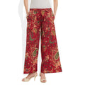 Cotton Printed Palazzo Pants For Women Indian,Large,W-CPLZL-2720