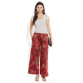 Cotton Printed Palazzo Pants For Women Indian,Large,W-CPLZL-2720