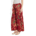 Cotton Printed Palazzo Pants For Women Indian,Large,W-CPLZL-2720