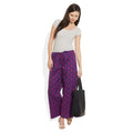 Cotton Printed Palazzo Pants For Women Indian,Large,W-CPLZL-2722