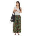 Cotton Printed Palazzo Pants For Women Indian,Large,W-CPLZL-2726