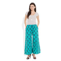 Cotton Printed Palazzo Pants For Women Indian,Large,W-CPLZL-2731