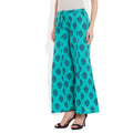 Cotton Printed Palazzo Pants For Women Indian,Large,W-CPLZL-2731