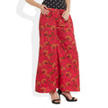 Cotton Printed Palazzo Pants For Women Indian,Large,W-CPLZL-2732