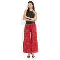 Cotton Printed Palazzo Pants For Women Indian,Large,W-CPLZL-2732