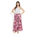 Cotton Printed Palazzo Pants For Women Indian,Large,W-CPLZL-2733