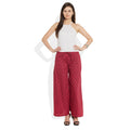 Cotton Printed Palazzo Pants For Women Indian,Large,W-CPLZL-2735