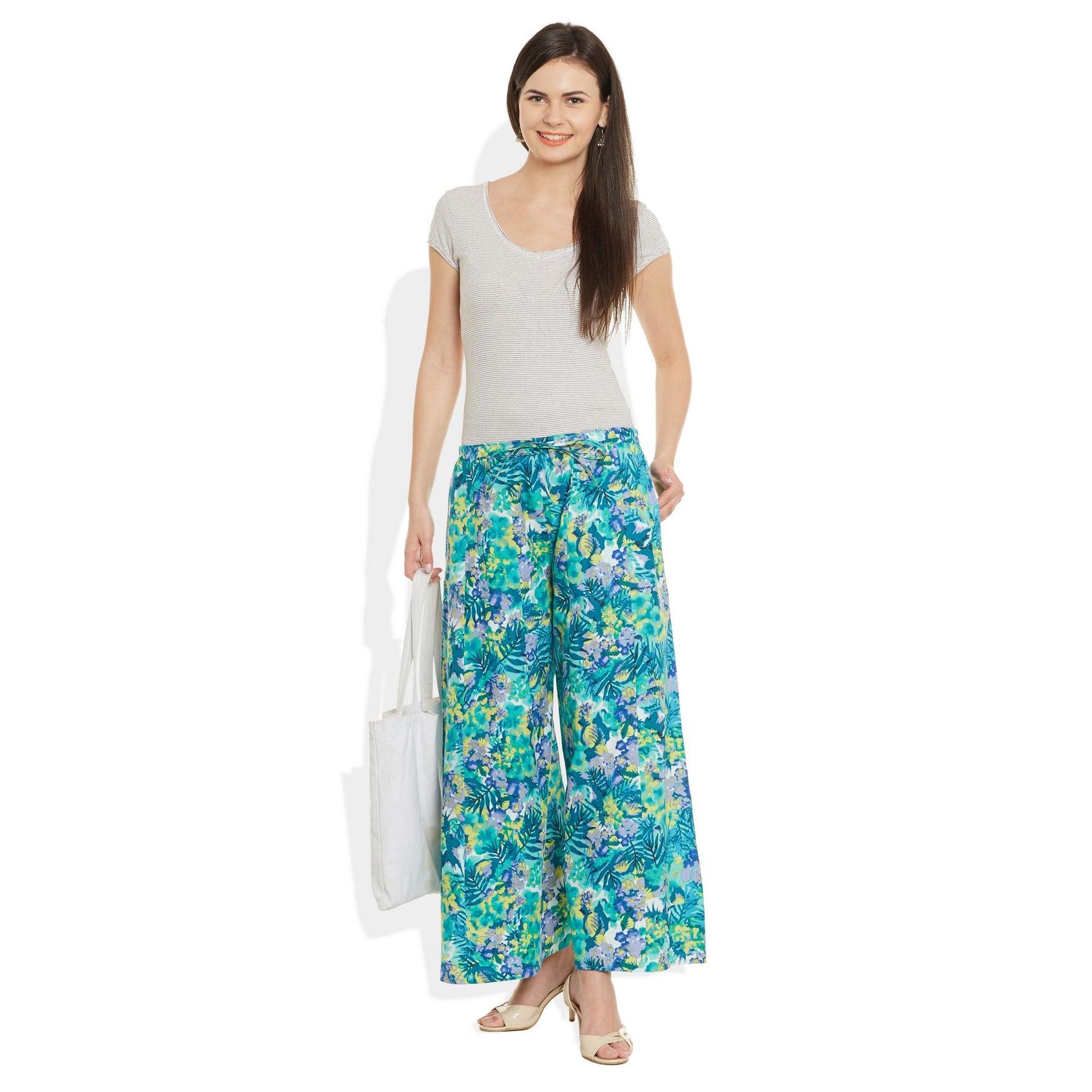 UNICEF Market | Zigzag Block-Printed Cotton Pants from India - Steps