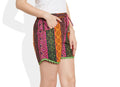 Womens Cotton Printed Beach Shorts Summer Pants Indian Large Size,W-CSRTL-2816