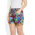 Womens Cotton Printed Beach Shorts Summer Pants Indian Large Size,W-CSRTL-2817