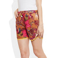 Womens Cotton Printed Beach Shorts Summer Pants Indian Large Size,W-CSRTL-2828