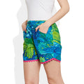 Womens Cotton Printed Beach Shorts Summer Pants Indian Medium Size,W-CSRTM-2805