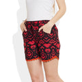 Womens Cotton Printed Beach Shorts Summer Pants Indian Medium Size,W-CSRTM-2813