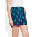 Womens Cotton Printed Beach Shorts Summer Pants Indian Medium Size,W-CSRTM-2815