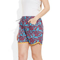 Womens Cotton Printed Beach Shorts Summer Pants Indian Medium Size,W-CSRTM-2821