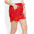 Womens Cotton Printed Beach Shorts Summer Pants Indian Small Size, W-CSRTS-2804