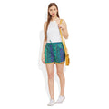 Womens Cotton Printed Beach Shorts Summer Pants Indian Small Size, W-CSRTS-2822