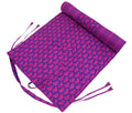 ShalinIndia Yogamat For Women And Girls Cotton Printed Reversible Cushioned,YMT01-2601,Purple,70X30 Inch