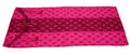 ShalinIndia Yogamat For Women And Girls Cotton Printed Reversible Cushioned,YMT01-3008,Magenta,70X30 Inch