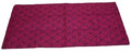 ShalinIndia Yogamat For Women And Girls Cotton Printed Reversible Cushioned,YMT01-7021,Maroon,70X30 Inch