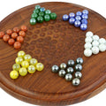 Game Chinese Checkers with Marbles Handcrafted Wooden Toys from India