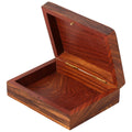 ShalinIndia Playing Card Deck Case Holder Wood Box India Decor- Handcrafted Unique Gifts