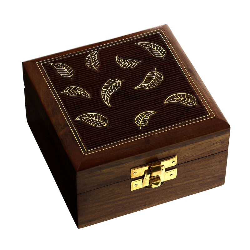 ShalinIndia Handmade Indian Wood Jewelry Box - Jewelry Box for Girls and Ladies - Gifts for Mom