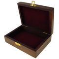 Indian Jewelry Holder - 7 x 5 x 2.3 Inch Large Wood Box - Jewelry Boxes for Bracelet - Anniversary Gift